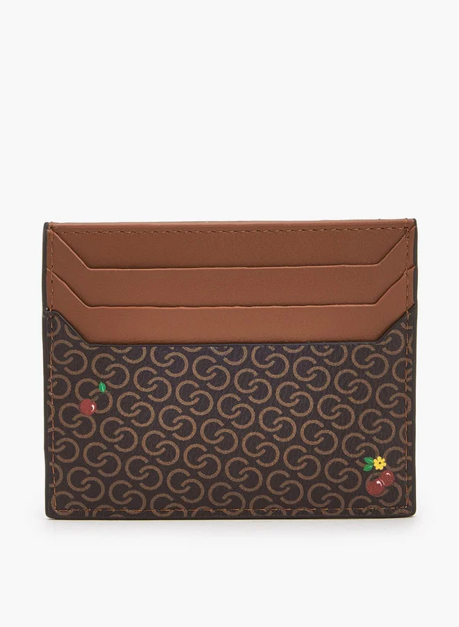 سيليست Monogram Print Card Holder